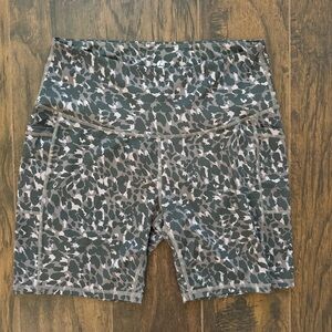 LegEnd XL Leopard Print Biker Shorts